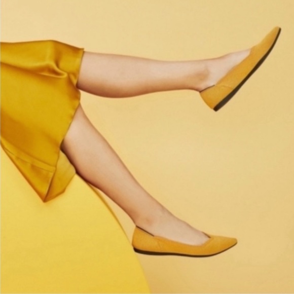 Rothy's women's Marigold "The Point" Retired knit point toe flats size 8 - Picture 13 of 13